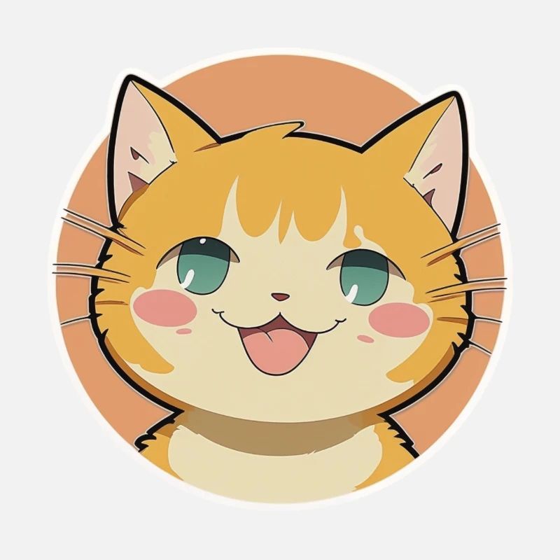 Circle Cat Smiles