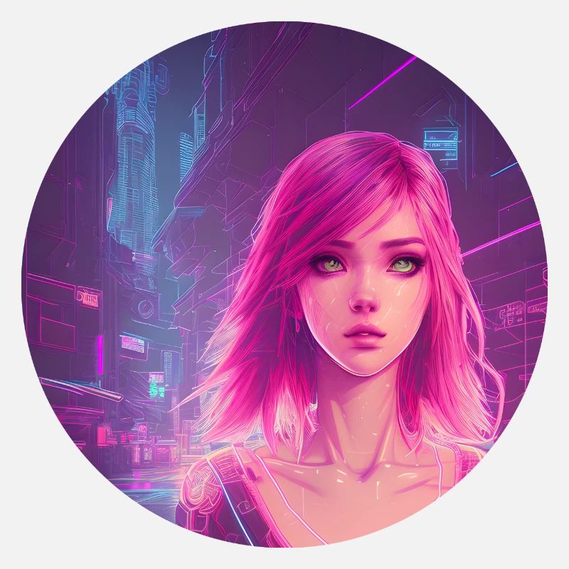 Neon City Nights: A Synthwave Romance (Circle)