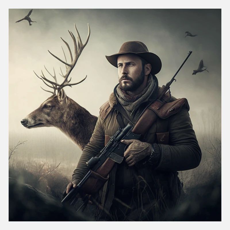 Hunter and Deer Gift
