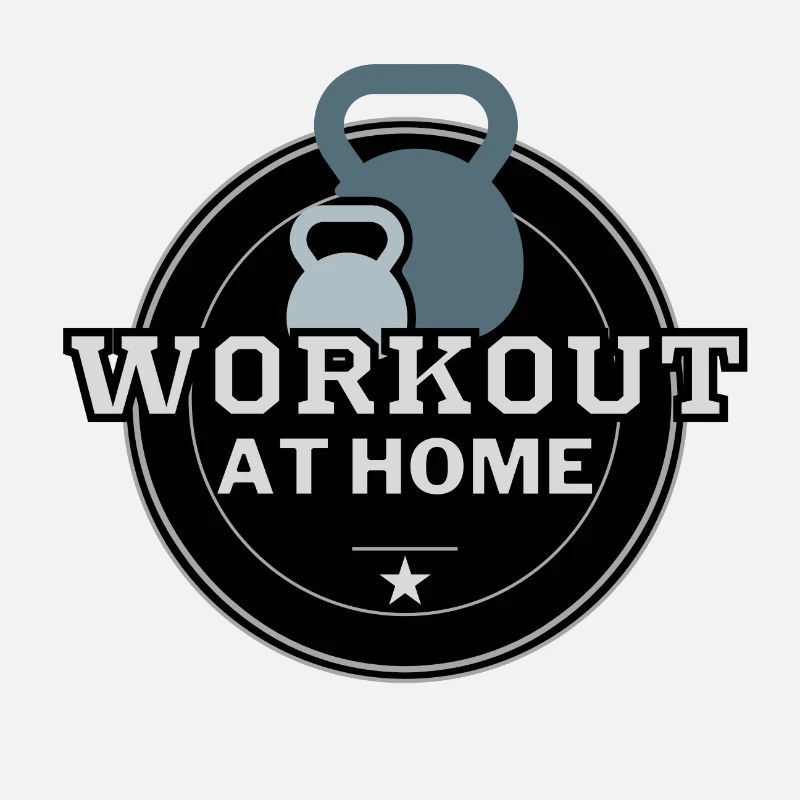 Fitness Kettlebell Gewichte Workout zu Hause