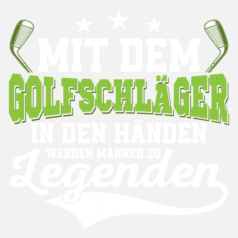 Mit Golfschläger in den Händen werden Männer zu Le