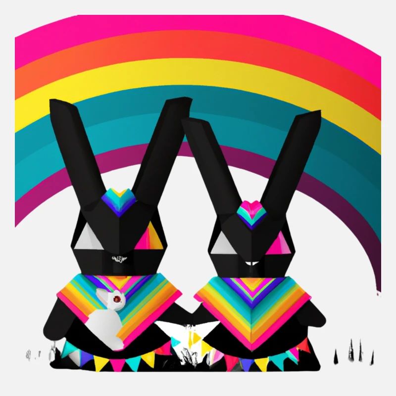Stolze Pride Hasen