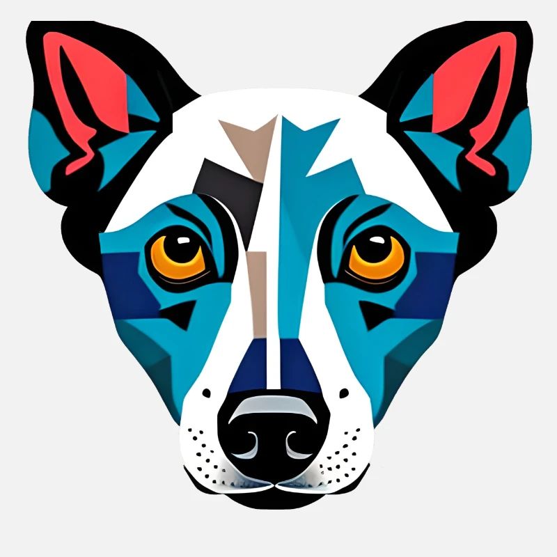 Dessin de chien moderne