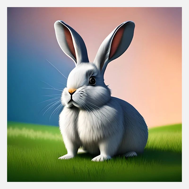 Rabbit in Sunset