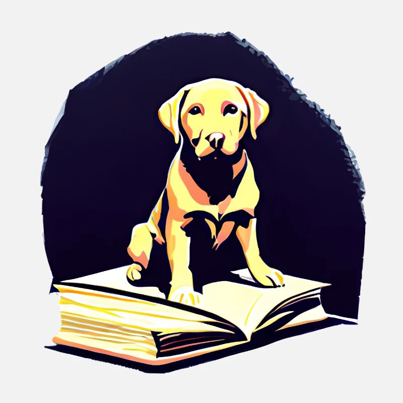 Hunde Lesen Hundehalter Hund Bücher Labrador Buch