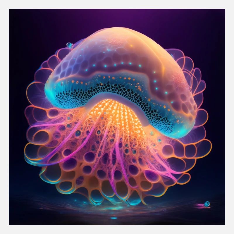 Amazing magic yellyfish