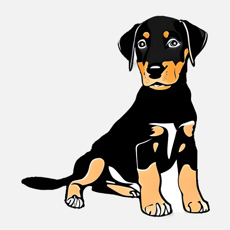 Doberman chiot chien Doberman Doberman dresseur de doberman
