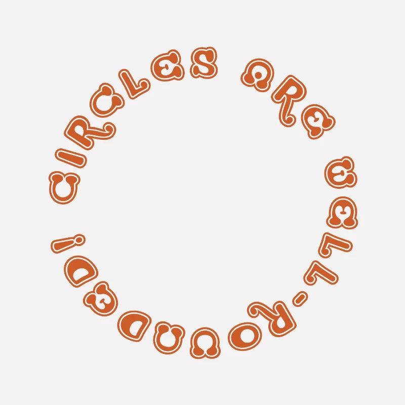 Les cercles sont bien arrondis