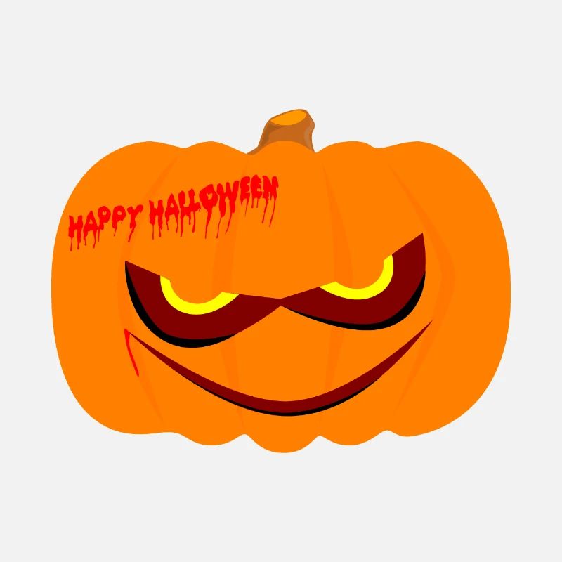 Evil Halloween Pumpkin