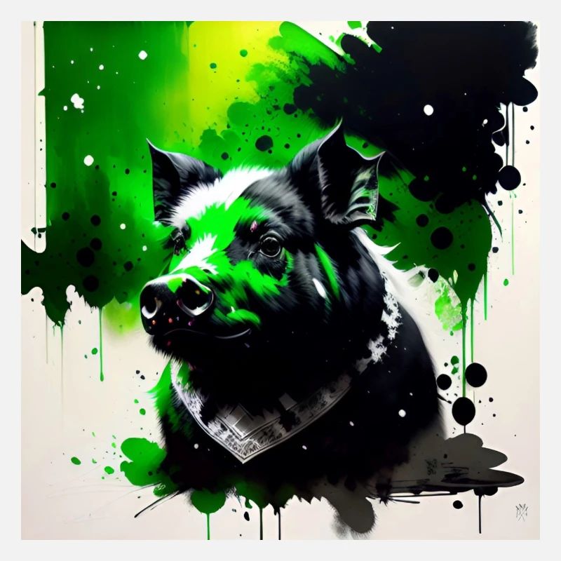 Le cochon vert