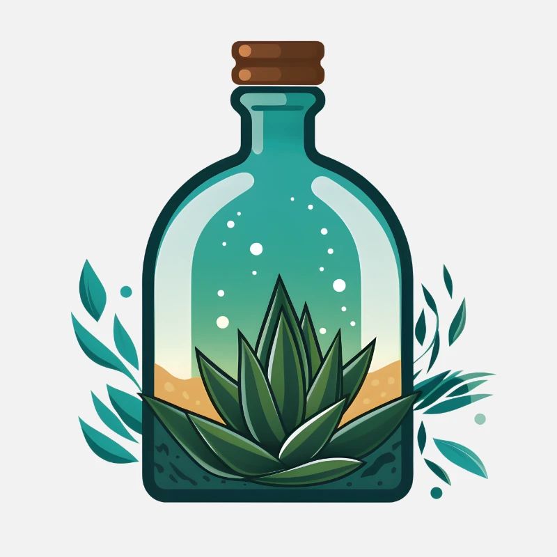 Aloe Vera in Flasche
