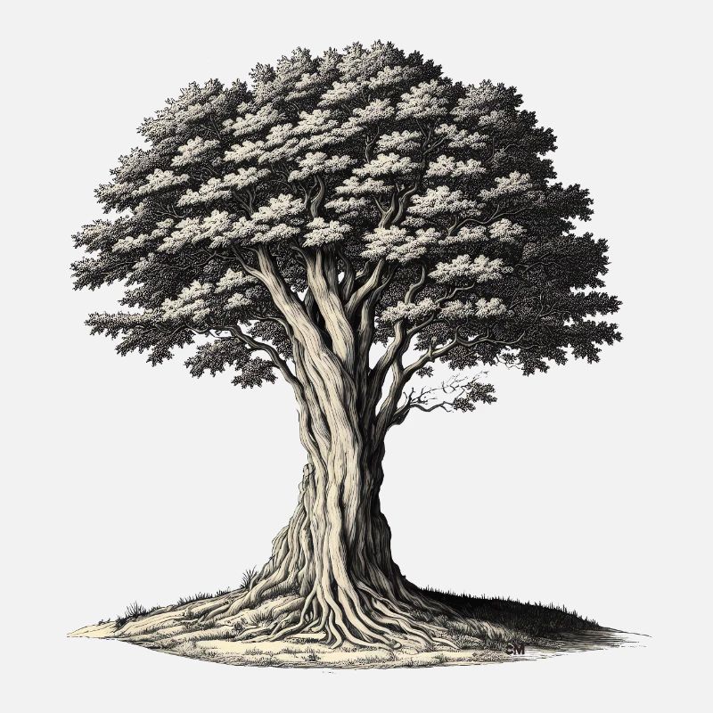 Baum im klassischen Stil