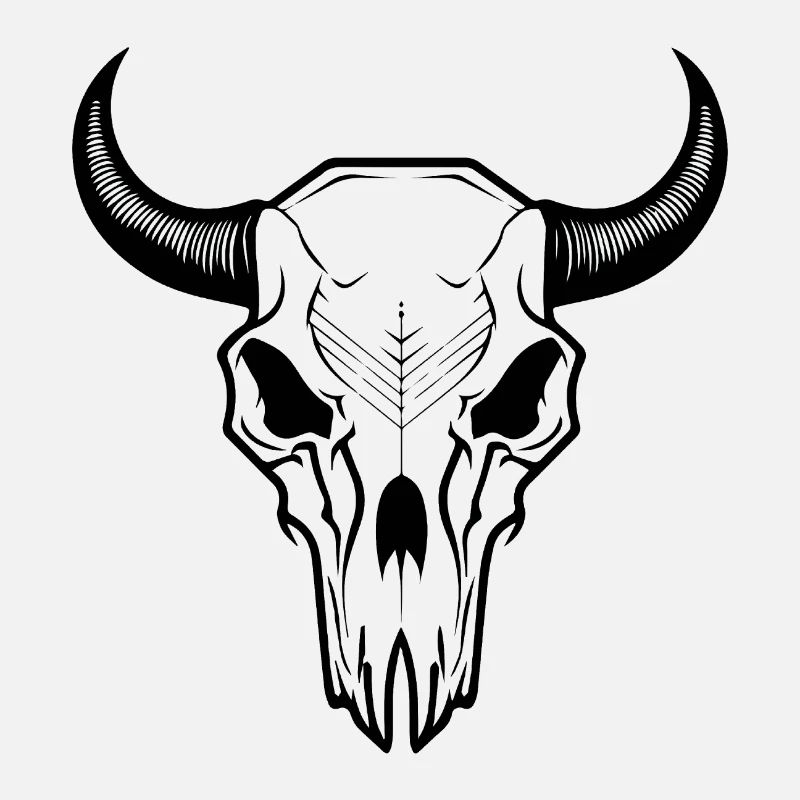 Cow Skull Boho