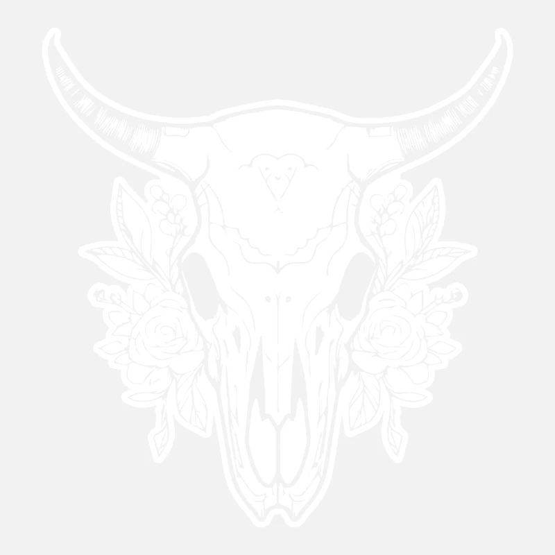 Cow Skull Boho