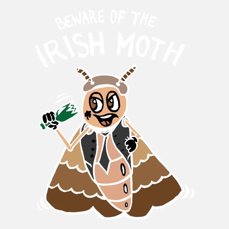 Beware of the Irish Moth / Mob (White)