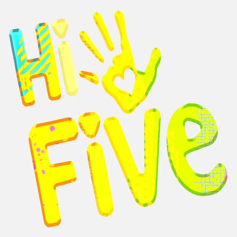 High Five Style Cool Hand Joke Saying Hit Trend