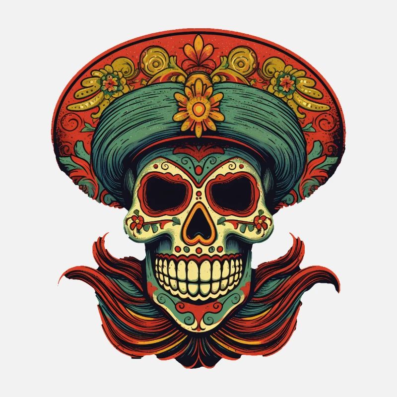 Cinco de Mayo Skull