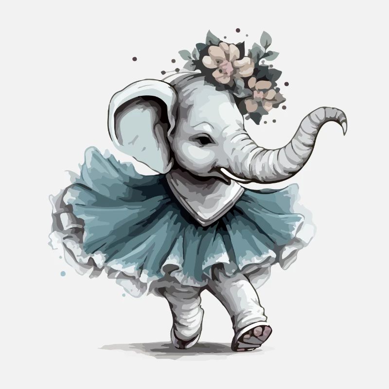 Zouzou l'éléphant au tutu
