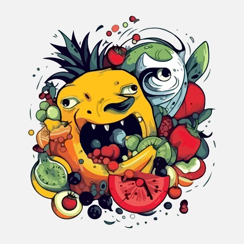 Ananas dévoreur de fruits