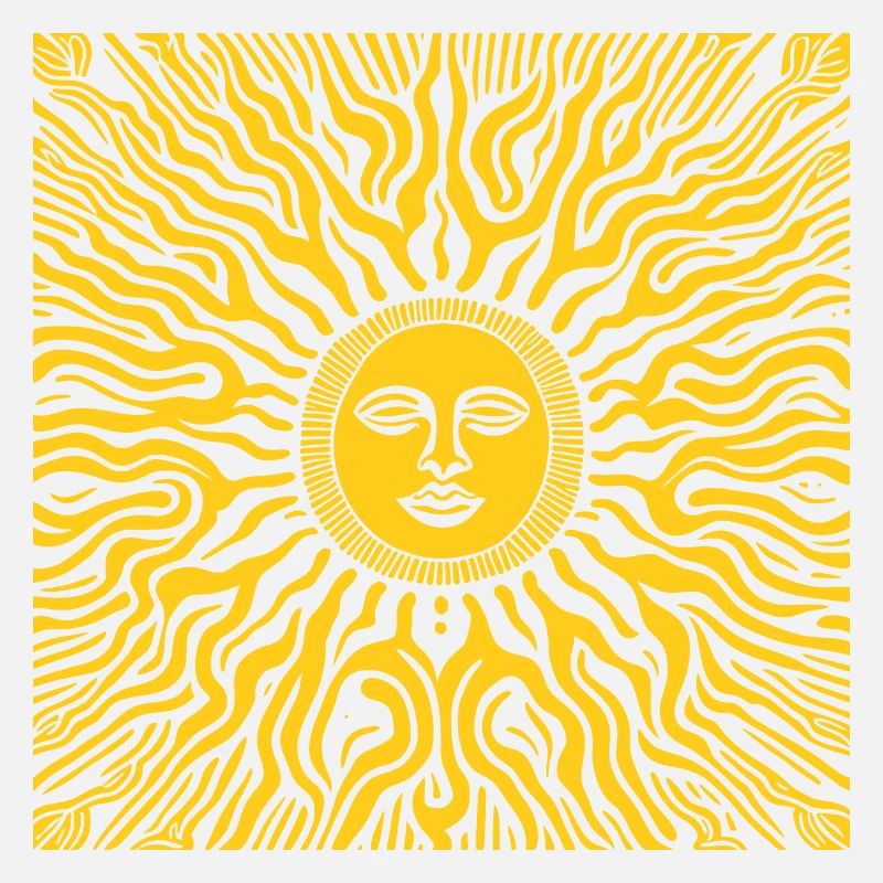Decorative Sun Design