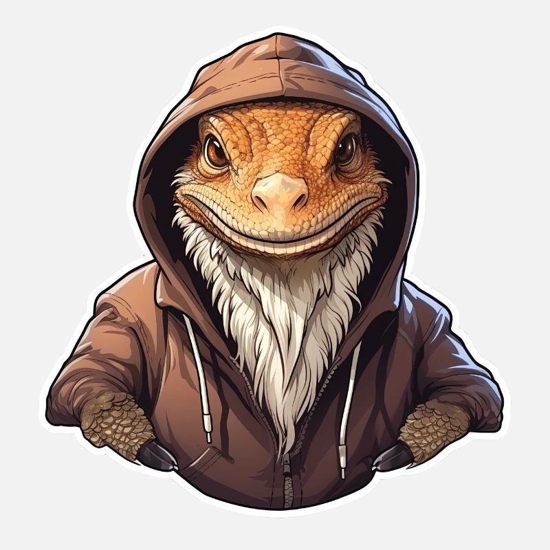 Coole Bartagame in Freizeitkleidung