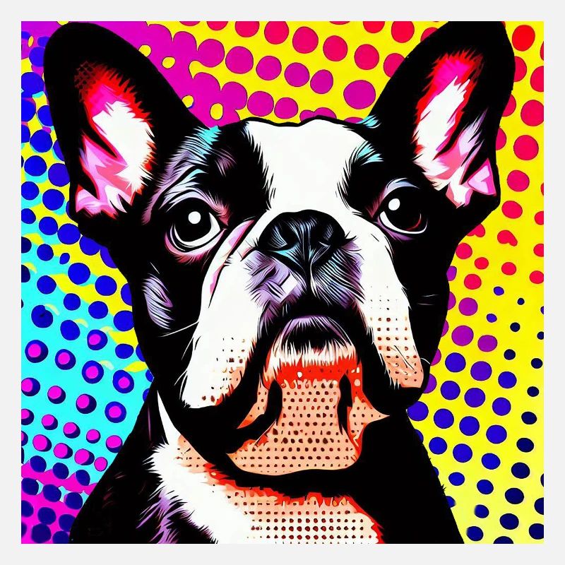 Boston Terrier Pop Art