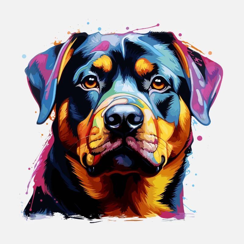 ein lieber Rottweiler