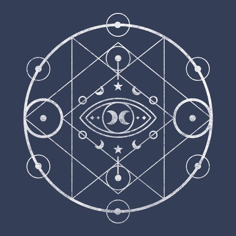 Symbol Mond Krieger Elemente