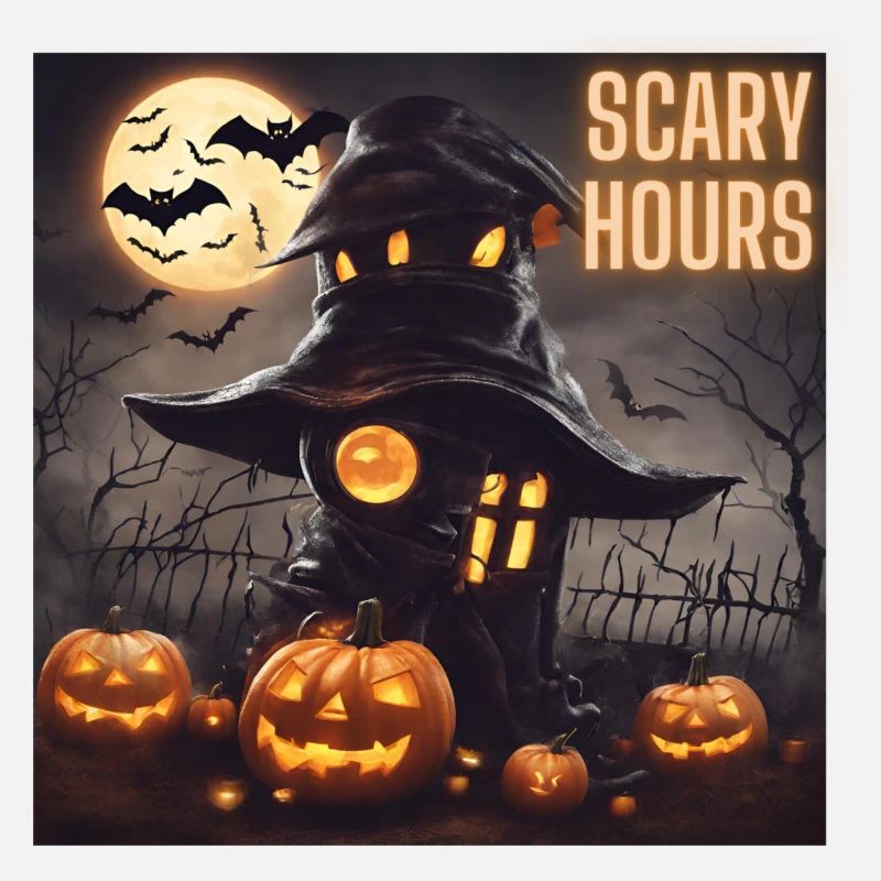 Scary Hours - Halloween Design