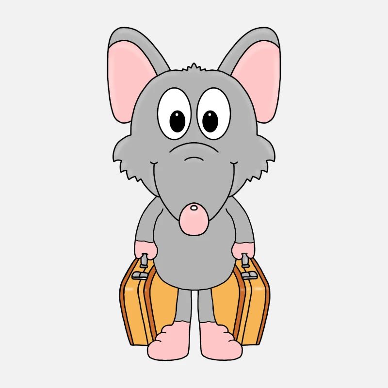 RATTE - KOFFER - TIER - TIERISCH