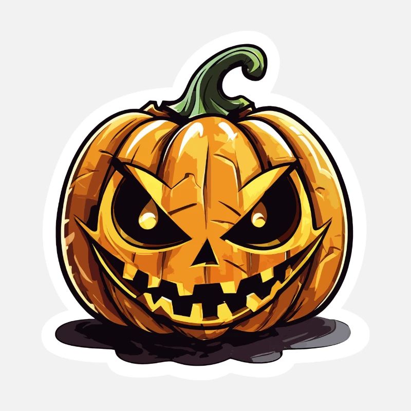 Menacing Jack o' Lantern Pumpkin