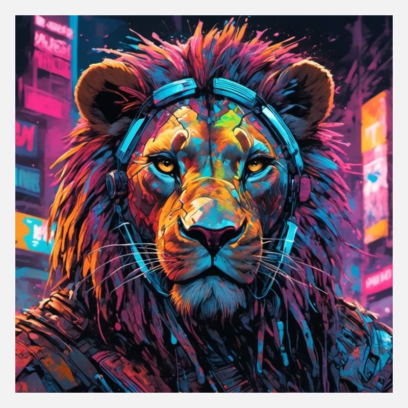Löwe Cyberpunk