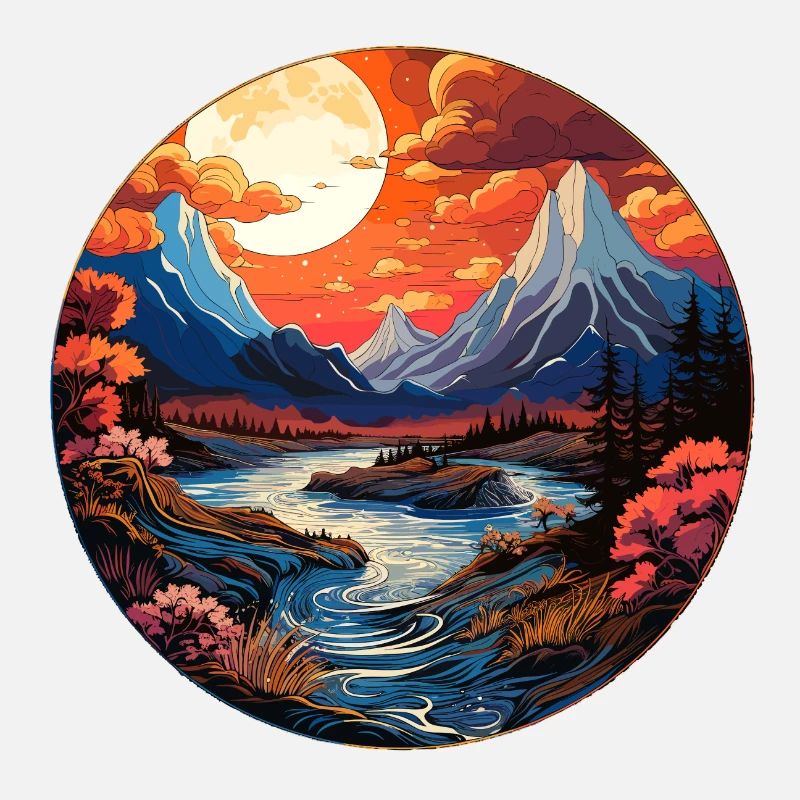 Landschaft - Illustration
