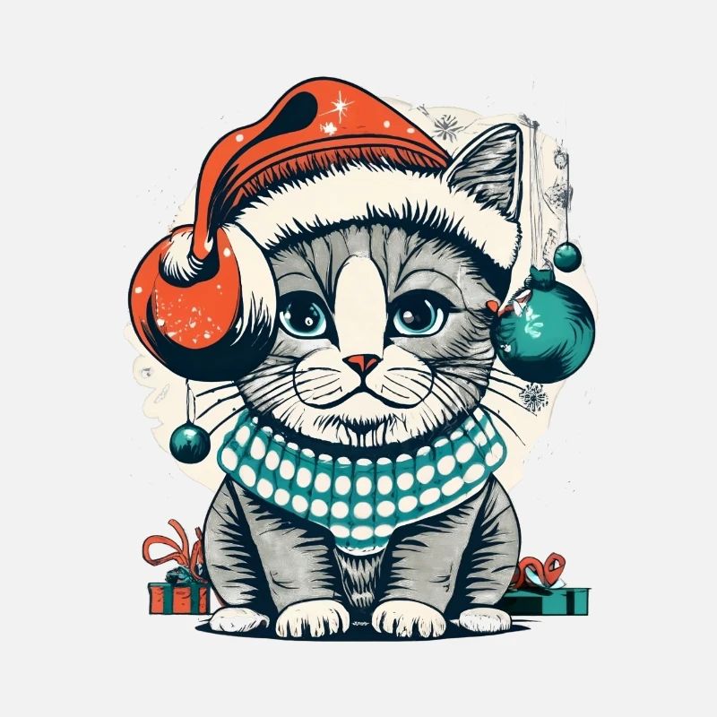 Chat de Noël