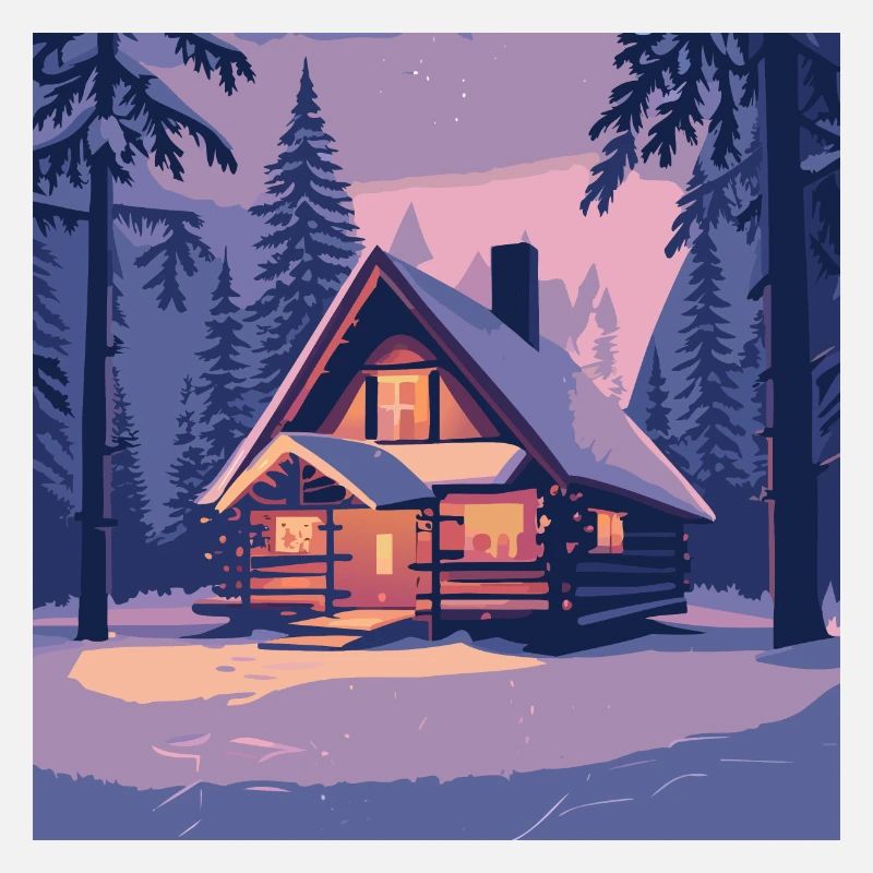 Cabane dans la forêt
