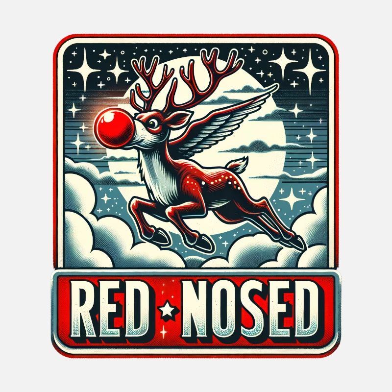 Retro Red Nose Flight