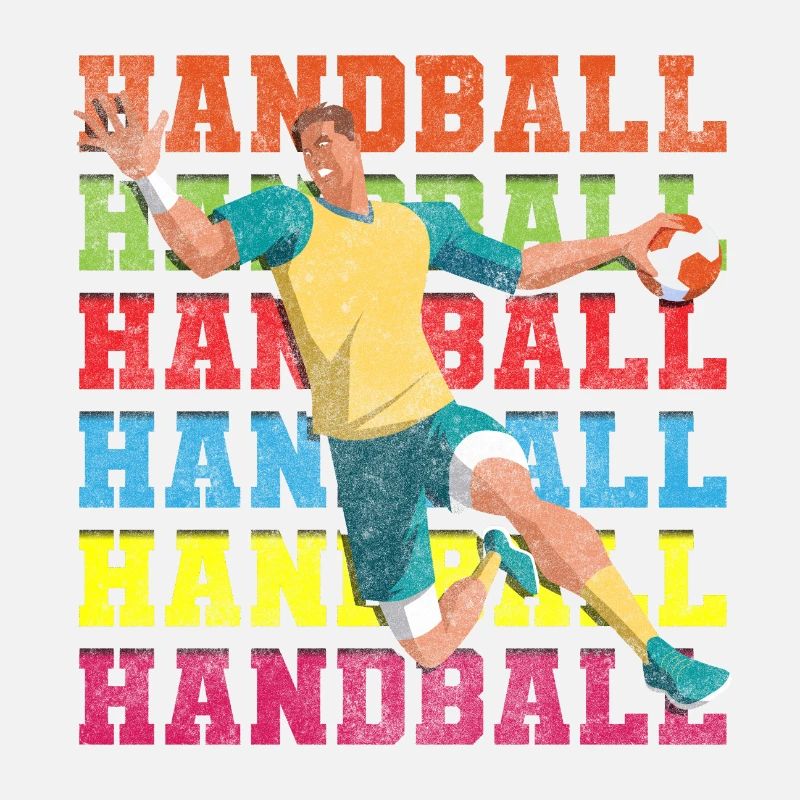 Handball player SIeger Jump Throw