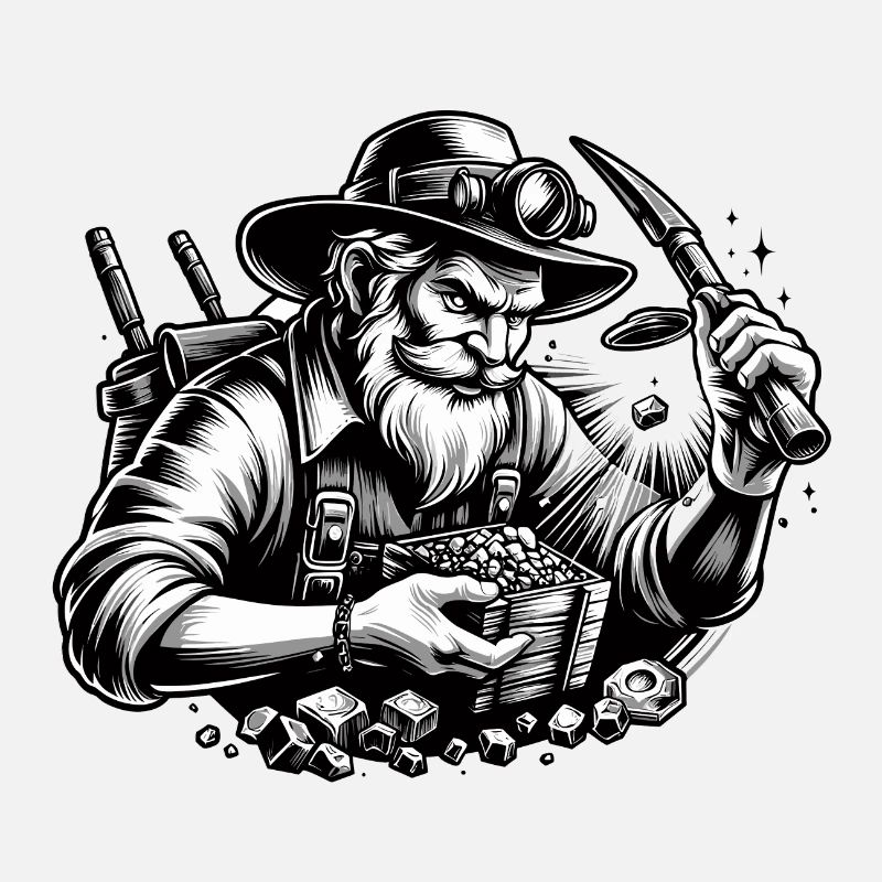 Cool bearded man