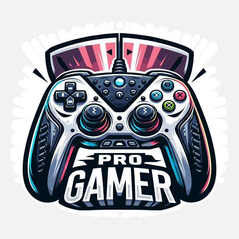 Pro Gamer - Controller Illustration