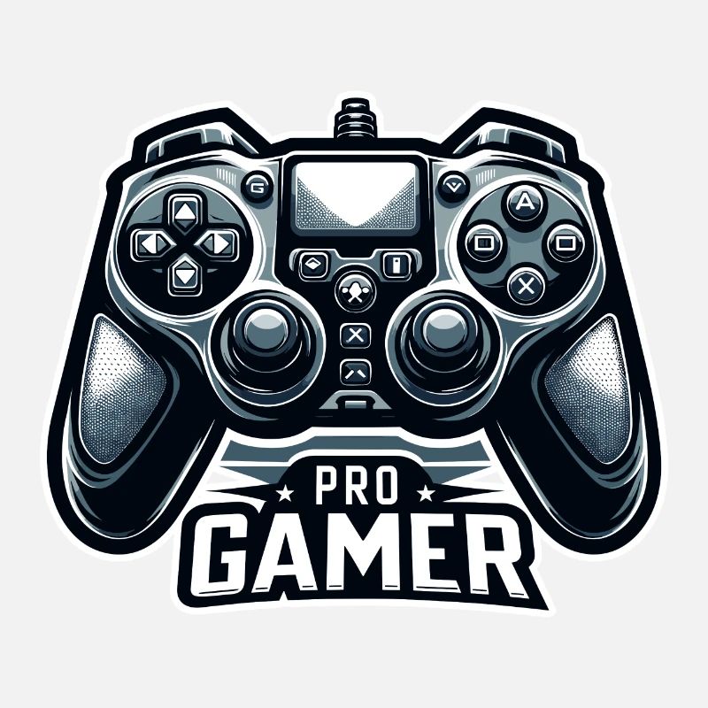 Pro Gamer - Controller Illustration