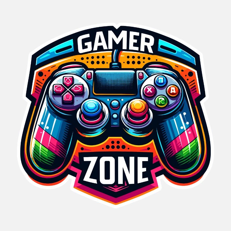 Gamer Zone - Controller Illustration