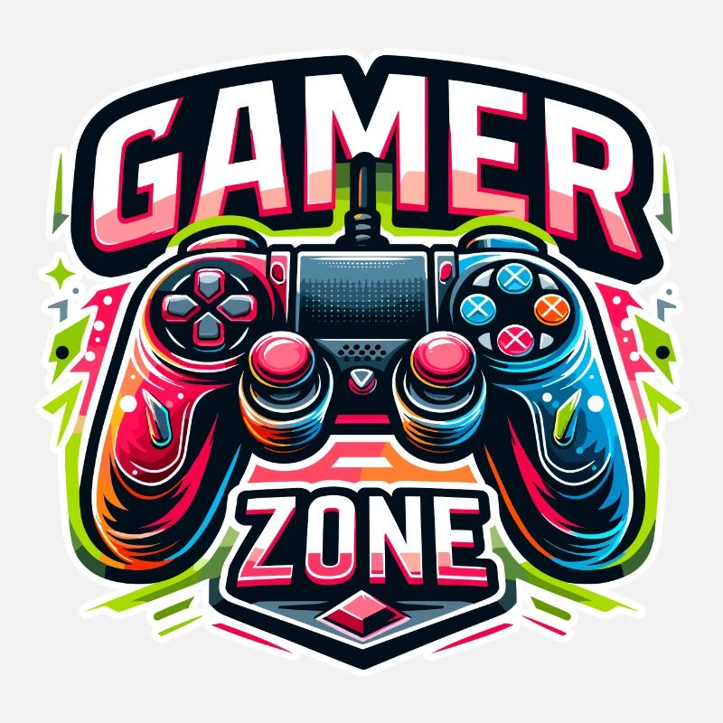 Gamer Zone - Controller Illustration
