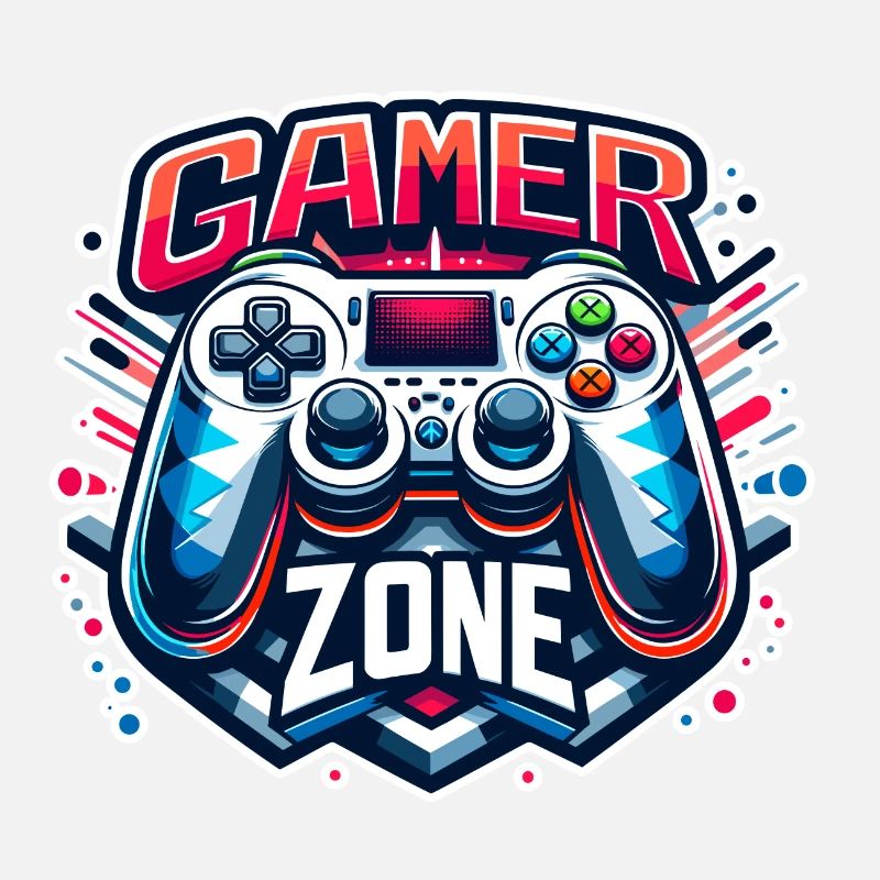 Gamer Zone - Controller Illustration