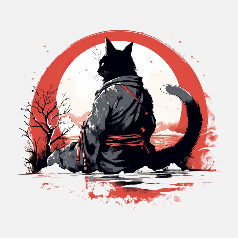 Samurai cat