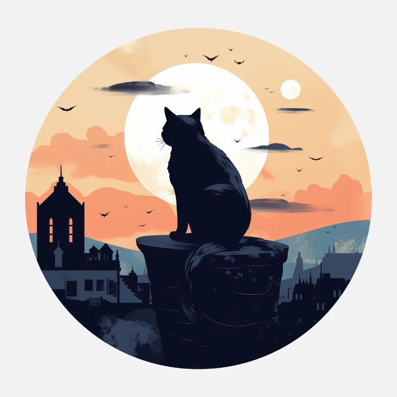 Chat sur le toit