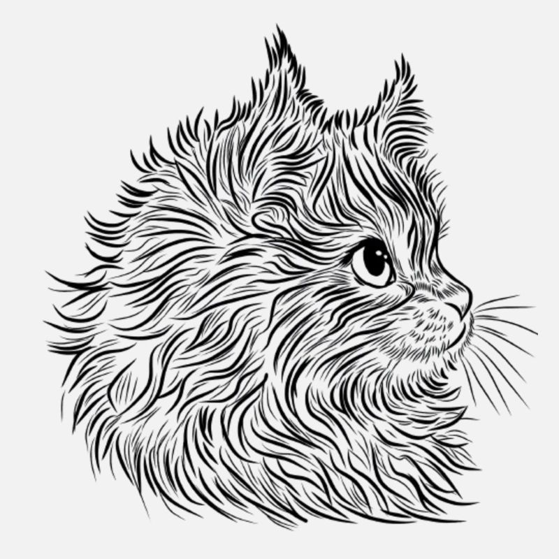 Katze lineart