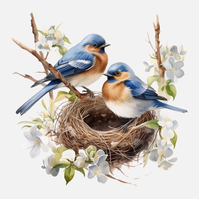 Singvogel-Nest