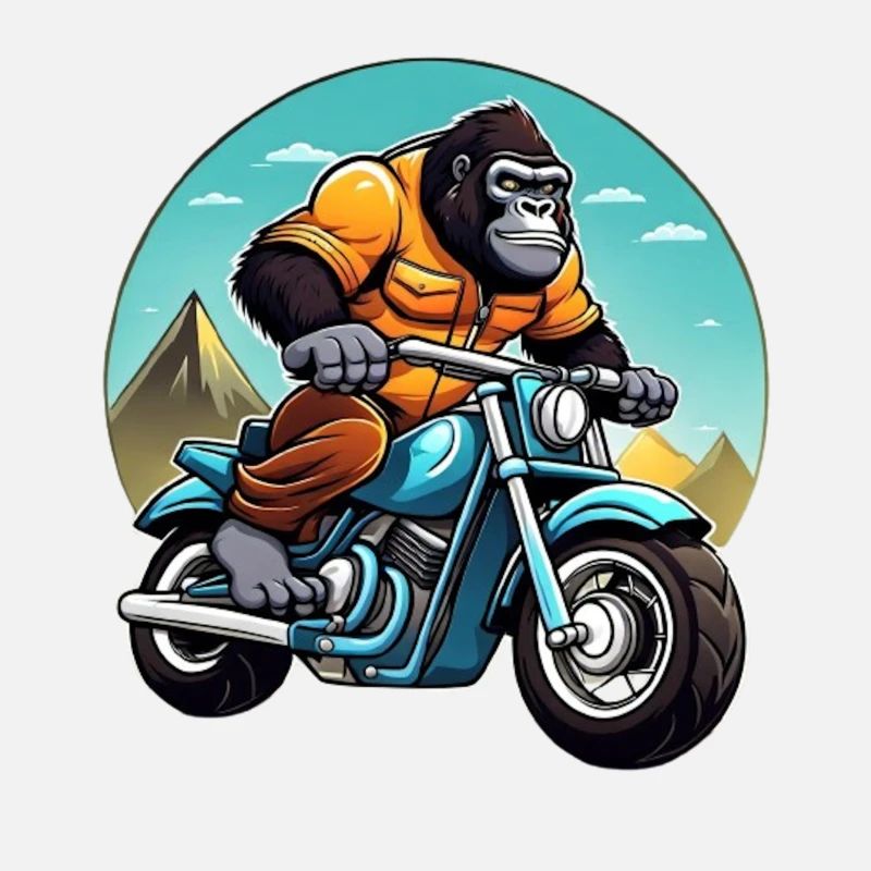 Gorilla Biker
