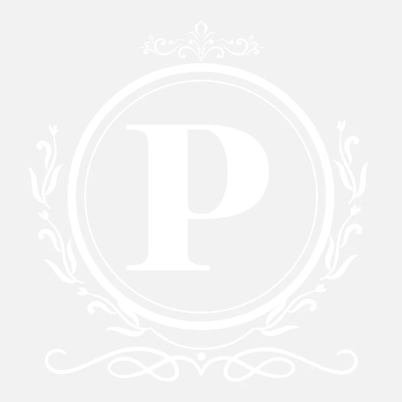 Buchstabe P Dekoration