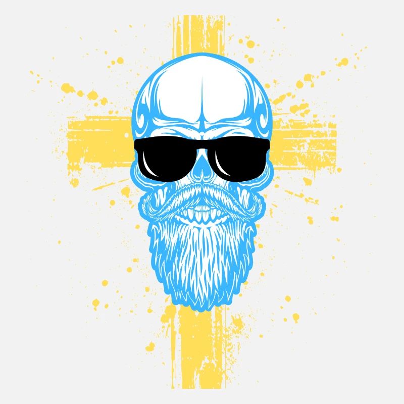 skull mit brille